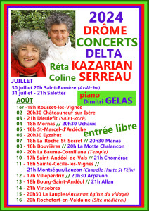 Affiche TOURNEE DROME 2024